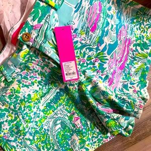 Lilly Pulitzer knit Callahan shorts sz 10